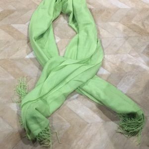 Green scarf